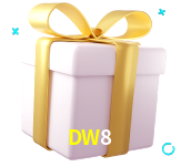 Receba seus bônus de boas-vindas no DW8