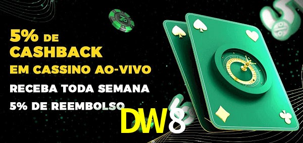 Promoções do cassino ao Vivo DW8